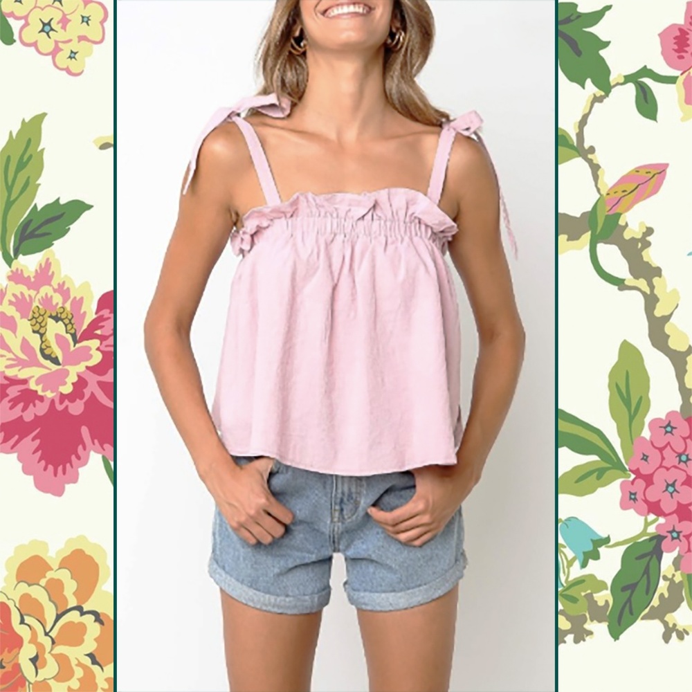 🌷Adorable Babydoll Boho Tank🌷 - Picture 2 of 8